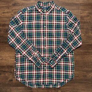 RALPH LAUREN Red Green Blue Plaid Button Down - Size XL (18-20)